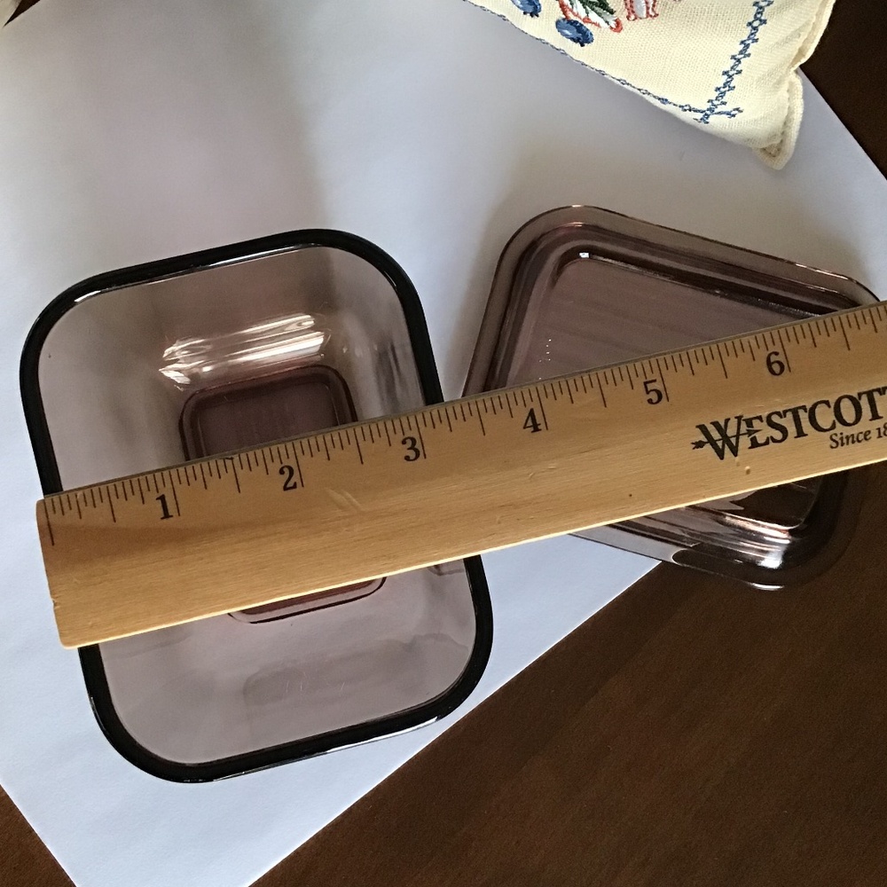 Pyrex Vintage Refrigerator Dish with Lid Amber EUC Corning Visions - Picture 7 of 14